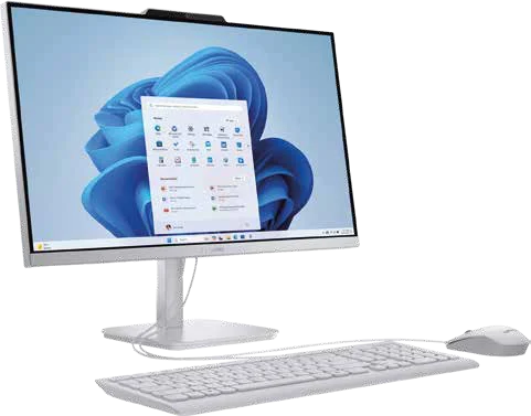 AIO Lenovo A100 Intel N100/Ram 8GB/512GB SSD/23,8" FHD/Linux OS/Color Gris