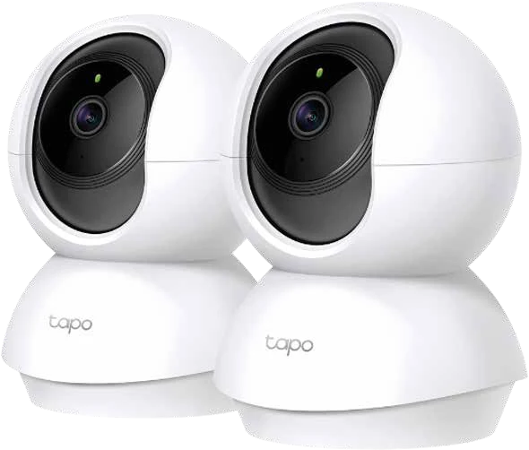 Cámara Wi-Fi de seguridad doméstica Pan/Tilt *2 Unidades