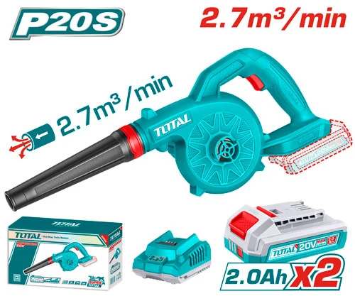 SOPLADORA INALAMBRICA 20V INCLUYE 1 BATERIA 2.0AH Y 1 CARGADOR 20V SUPER TOTAL